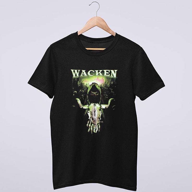 Retro Vintage Wacken Heavy Metal Rock T Shirt