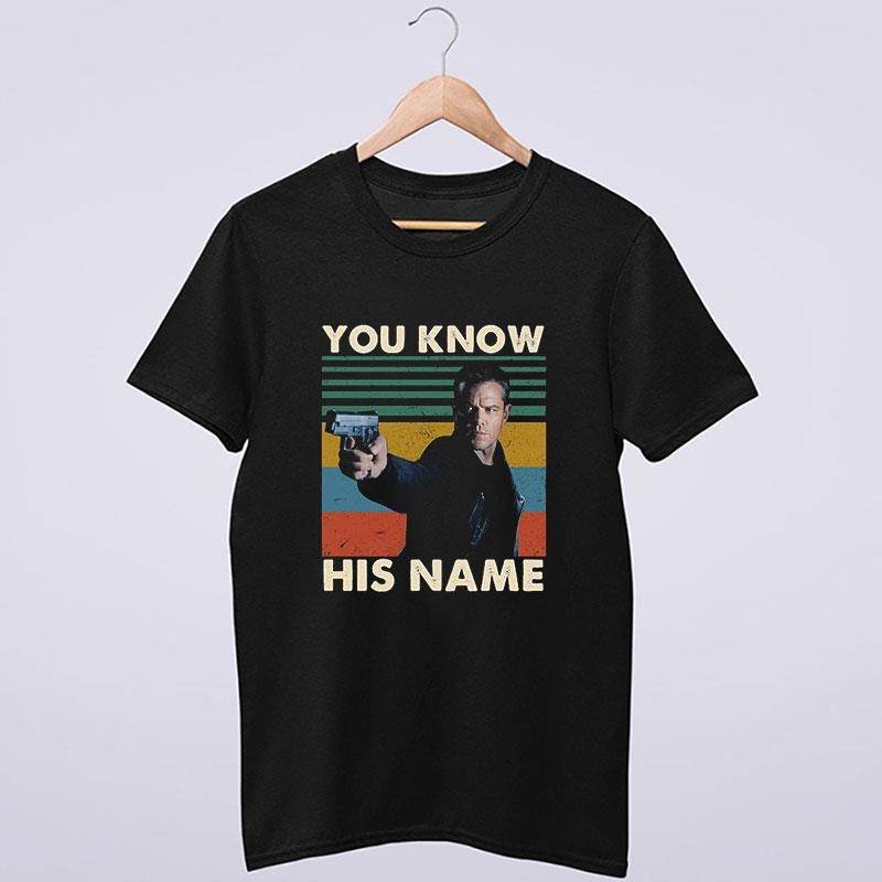 Vintage Jason Bourne You Know His Name T Shirt