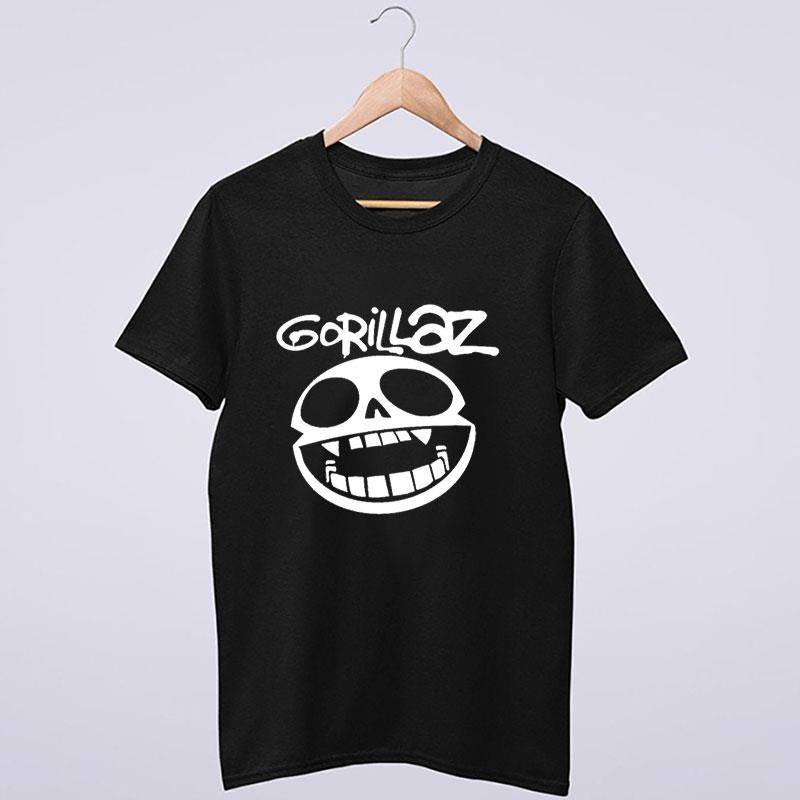 Vinyage Inspired Gorillaz Face T Shirt