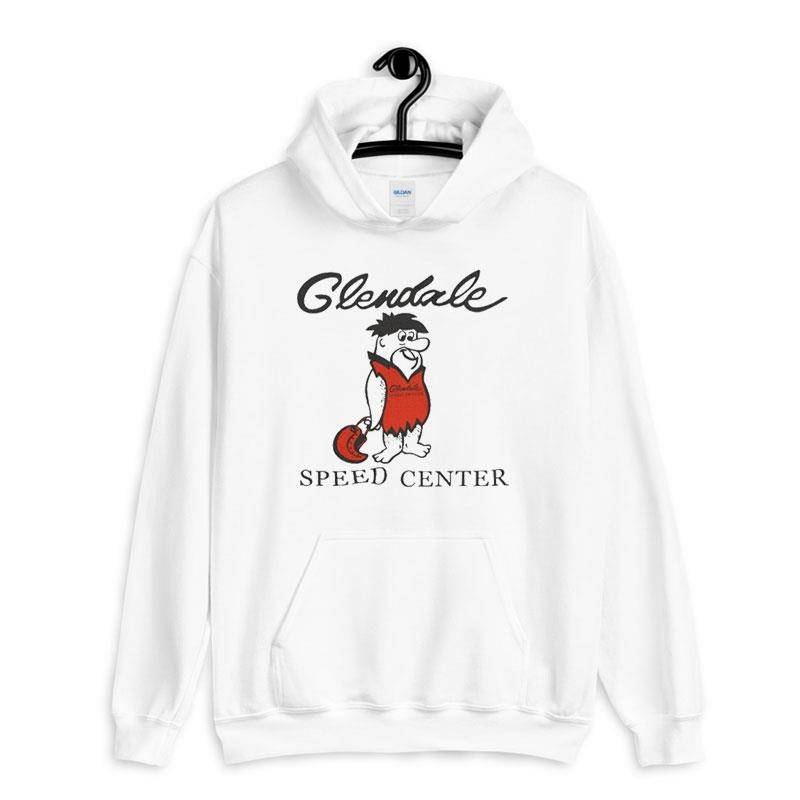 White Hoodie Hot Rat Rod Gasser Willys Glendale Speed Center Shirt