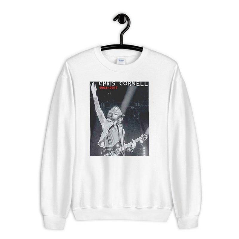 White Sweatshirt Retro Vintage Chris Cornell T Shirt