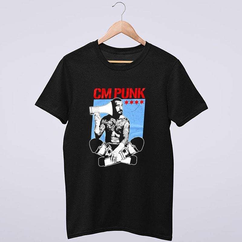 90s Vintage Cm Punk Megaphone Shirt