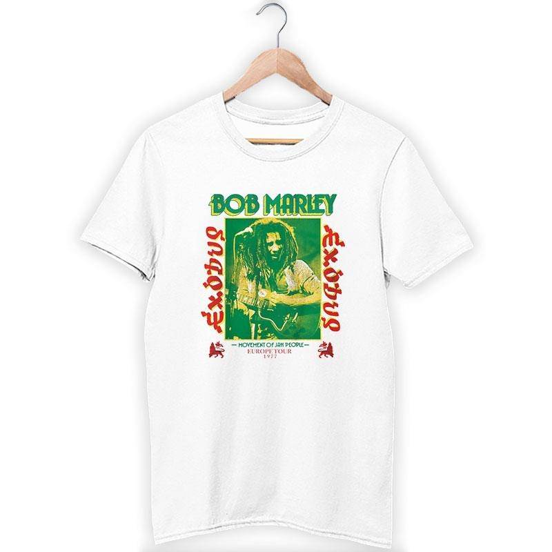 Bob Marley Exodus Movement Of Jah People Guitar T Shirt