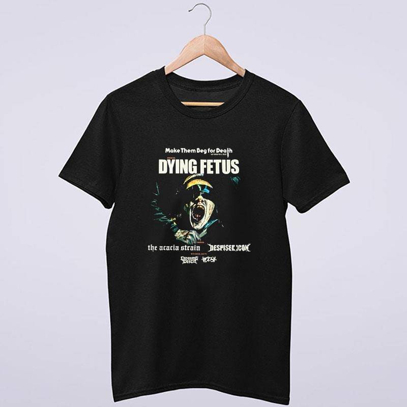 Vintage Dying Fetus Fall Us Tour T Shirt
